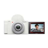 Sony ZV-1F Vlog Camera for Content Creators and Vloggers (White) (Open Box)