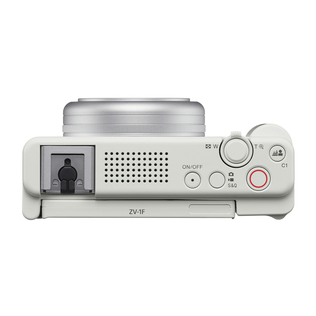 Sony ZV-1F Vlog Camera for Content Creators and Vloggers (White) (Open Box)