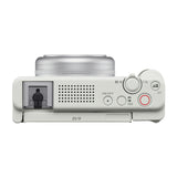 Sony ZV-1F Vlog Camera for Content Creators and Vloggers (White) (Open Box)
