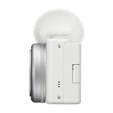 Sony ZV-1F Vlog Camera for Content Creators and Vloggers (White) (Open Box)