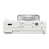 Sony ZV-1F Vlog Camera for Content Creators and Vloggers (White) (Open Box)