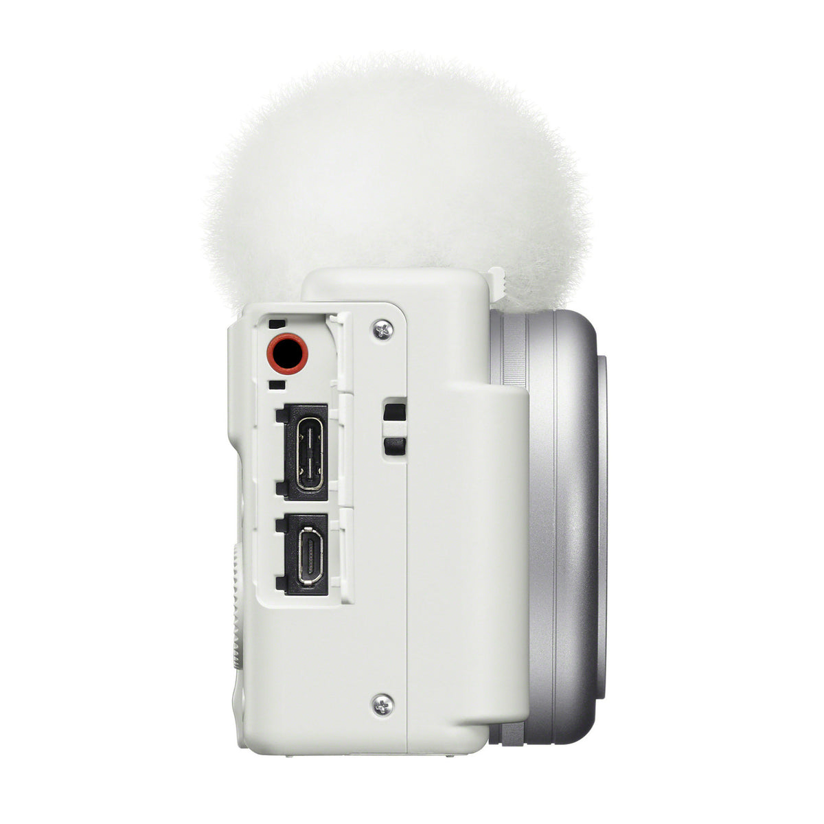 Sony ZV-1F Vlog Camera for Content Creators and Vloggers (White) (Open Box)