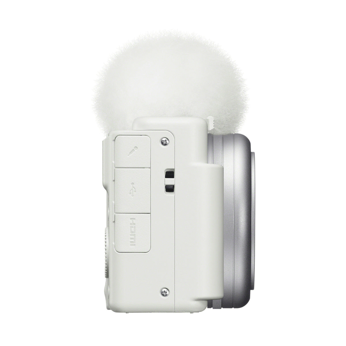 Sony ZV-1F Vlog Camera for Content Creators and Vloggers (White) (Open Box)