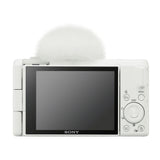 Sony ZV-1F Vlog Camera for Content Creators and Vloggers (White) (Open Box)
