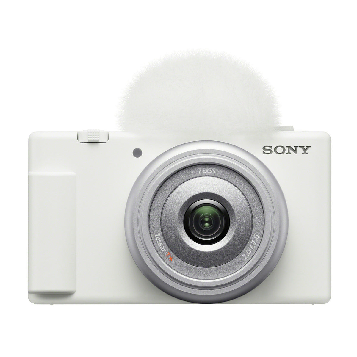 Sony ZV-1F Vlog Camera for Content Creators and Vloggers (White) (Open Box)