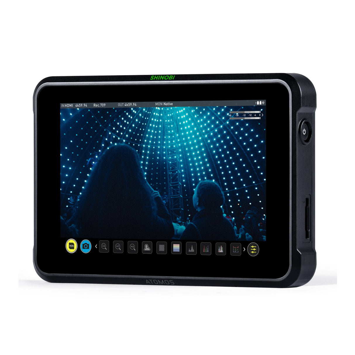 Atomos Shinobi 7-Inch 4K HDMI HDR Photo and Video Monitor Bundle with Power Kit