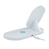 Kratos Power Dual Pad 10W Fast Wireless Charger with Fabric Stand