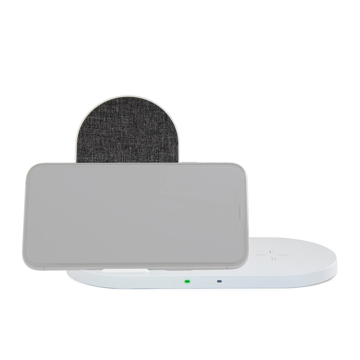 Kratos Power Dual Pad 10W Fast Wireless Charger with Fabric Stand