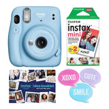 Fujifilm instax Mini 11 Instant Camera Bundle (Sky Blue)