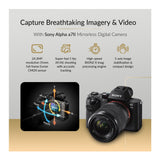 Sony Alpha a7II Mirrorless Digital Camera with 28-70mm Lens and Tripod Bundle