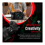 Panasonic LUMIX G7 Mirrorless Camera with 14-42mm Lens and Koah Microphone Bundle