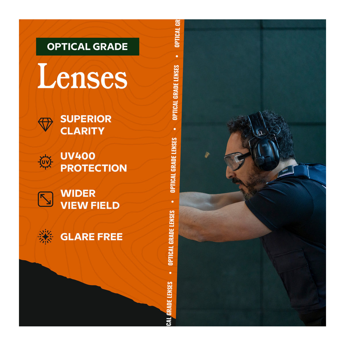 BELOW ZERO Ballistic Protection Glasses (Clear) (Open Box)