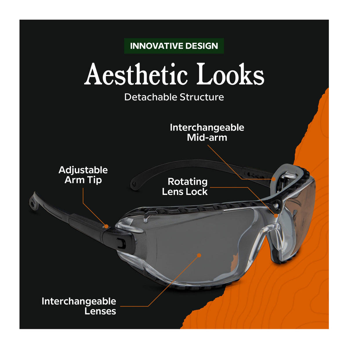 BELOW ZERO Ballistic Protection Glasses (Clear) (Open Box)