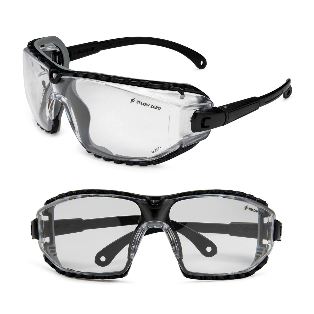 BELOW ZERO Ballistic Protection Glasses (Clear) (Open Box)