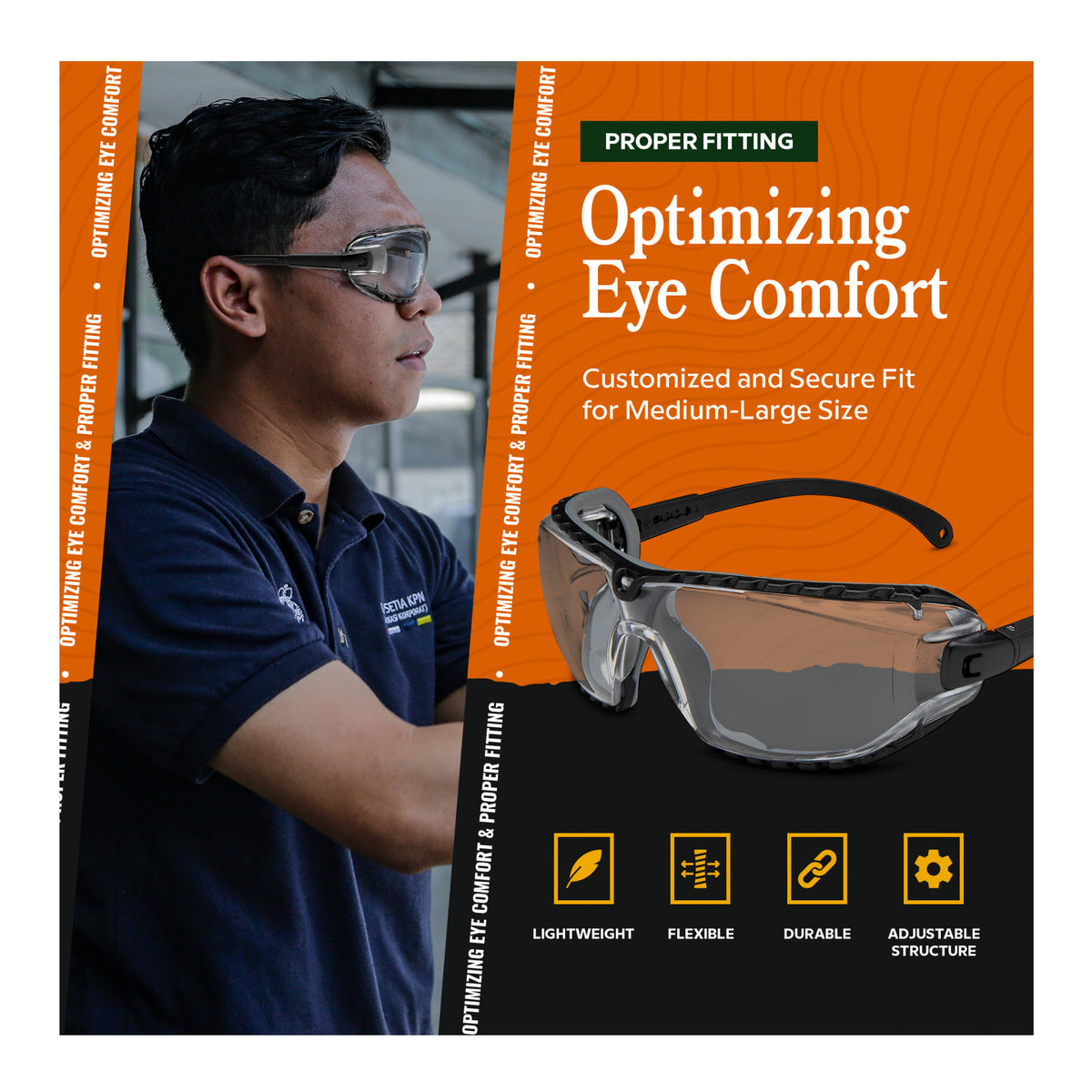BELOW ZERO Ballistic Protection Glasses (Clear) (Open Box)