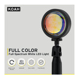 Koah Sunset and Skyscape LED Projection Lamp for Content Creation, Social Media, and Photography