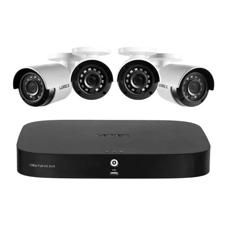 Lorex 1080p 8-Channel 1TB Wired DVR System with 4 Cameras