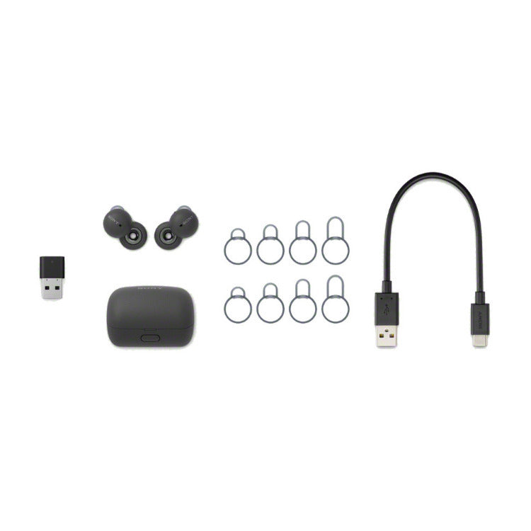 Sony LinkBuds UC Truly Wireless Earbuds for Microsoft Teams (Dark Gray) (Open Box)