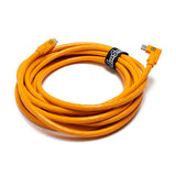 Tether Tools TetherPro USB-C to USB-C Right-Angle Cable (Orange)