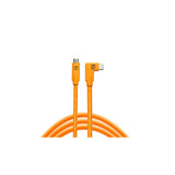 Tether Tools TetherPro USB-C to USB-C Right-Angle Cable (Orange)