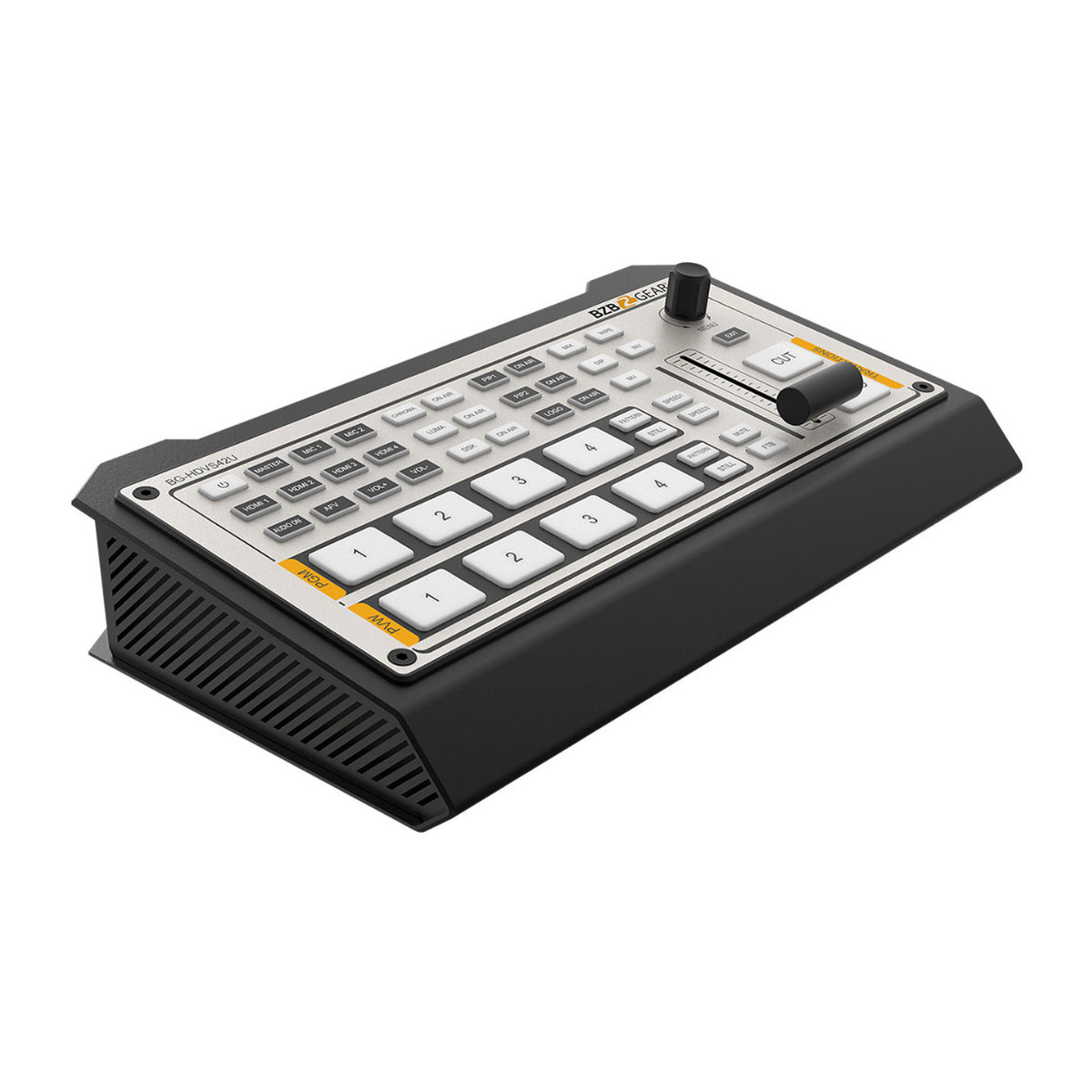BZBGEAR 4-Channel Live Streaming Video Switcher/Audio Mixer (Open Box)