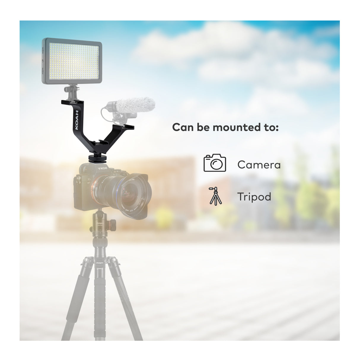 Koah 4.1-inch Triple Shoe Bracket