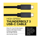 Koah Thunderbolt 3 (USB-C) Cable (40 Gbps, 2.5')