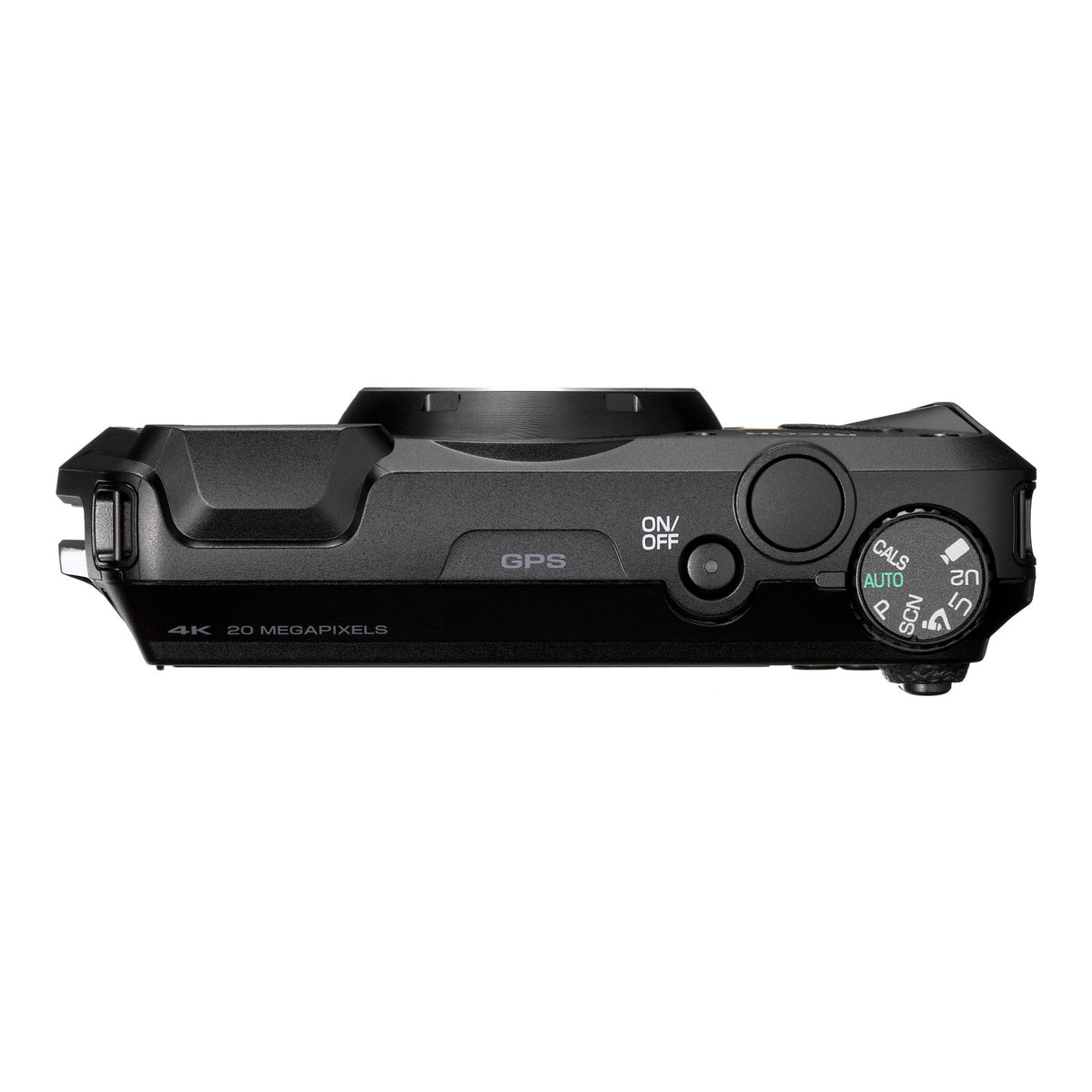 Ricoh WG-6 Digital Camera (Black) with Gadget Bag with Cleaning Kit and 64GB Memory Card