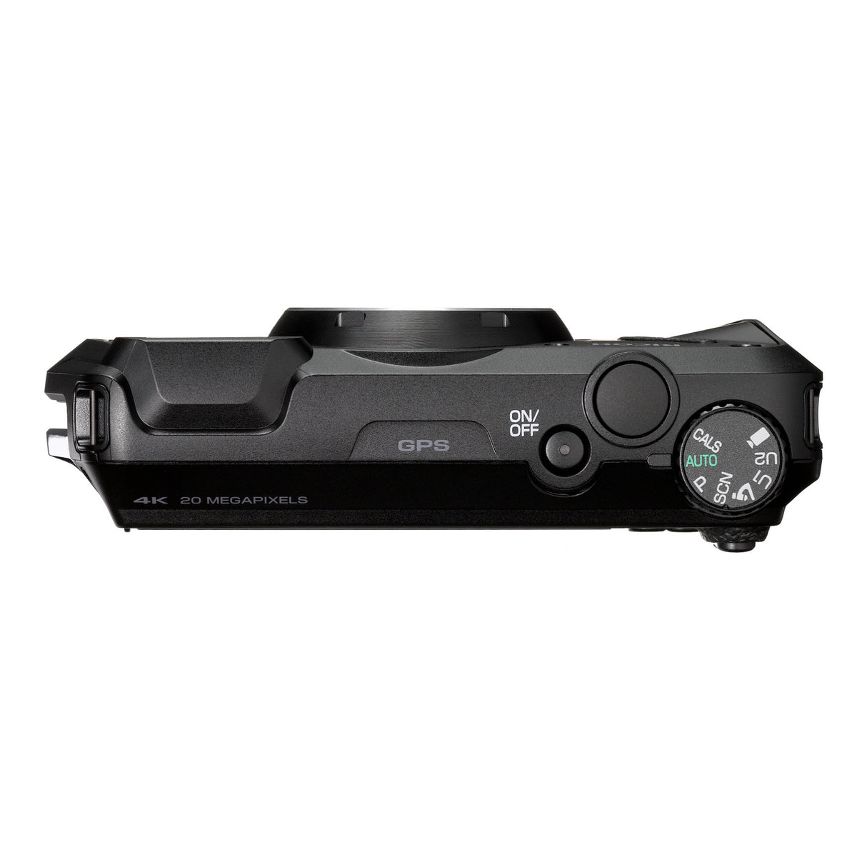 Ricoh WG-6 Digital Camera (Black) with Gadget Bag with Cleaning Kit and 64GB Memory Card
