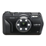 Ricoh WG-6 Digital Camera (Black) with Gadget Bag with Cleaning Kit and 64GB Memory Card