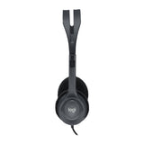 Logitech H111 On-Ear Stereo 3.5mm Multi-Device Headset with Built-in Mic