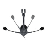 Logitech H111 On-Ear Stereo 3.5mm Multi-Device Headset with Built-in Mic