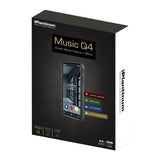 Samvix iPlatinum Q4 Built-in Speaker Kosher MP3 Player with Clear Silicone Case and Screen Protector