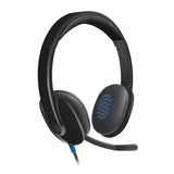 Logitech H540 High-Performance USB Computer Headset with High-Definition Sound and On-Ear Controls