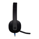 Logitech H540 High-Performance USB Computer Headset with High-Definition Sound and On-Ear Controls