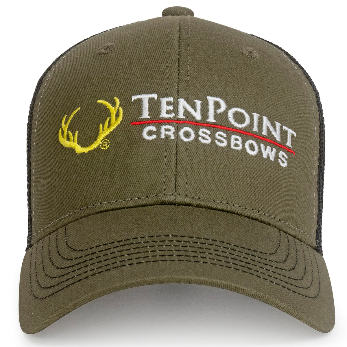 TenPoint Embroidered Mesh Hat (Olive)