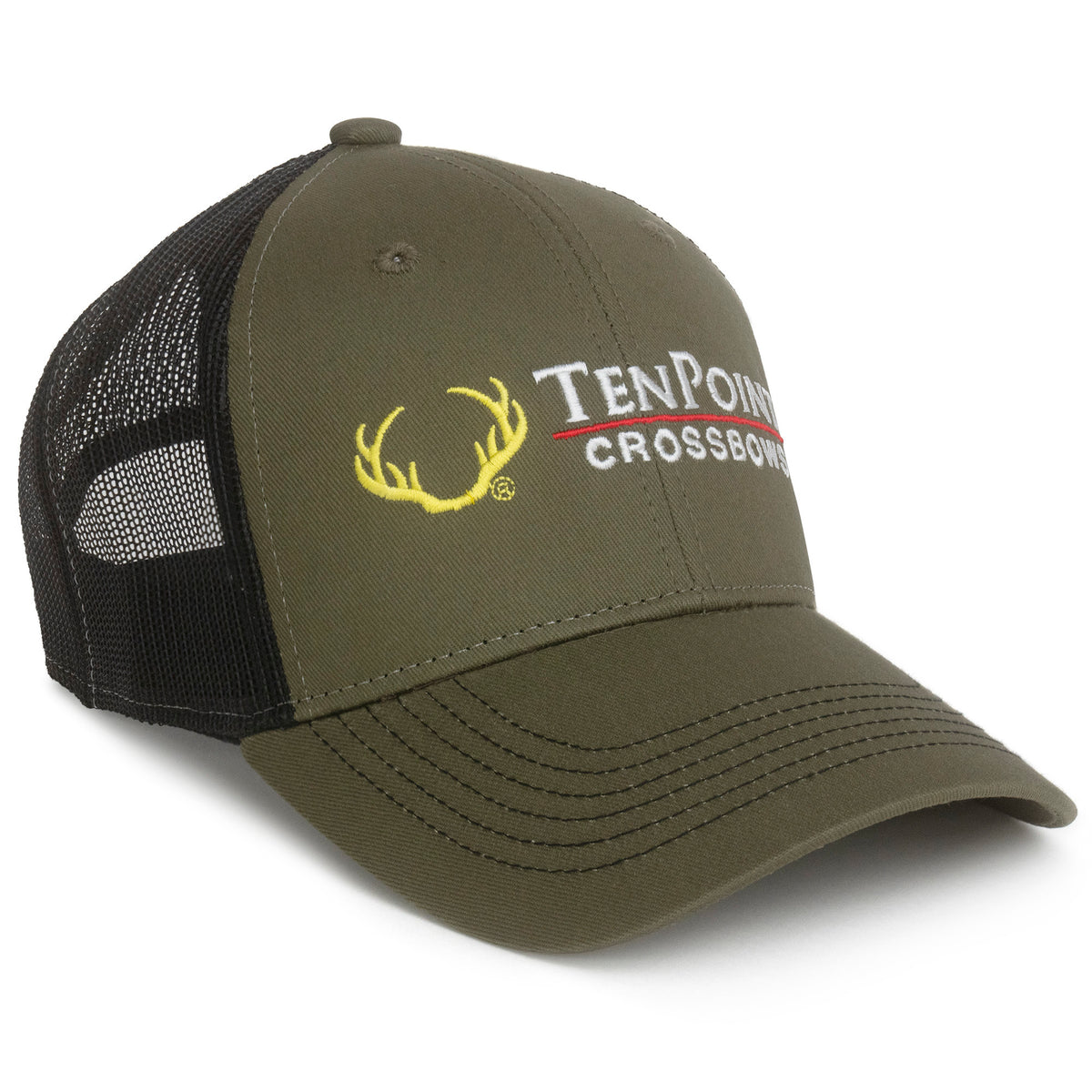 TenPoint Embroidered Mesh Hat (Olive)
