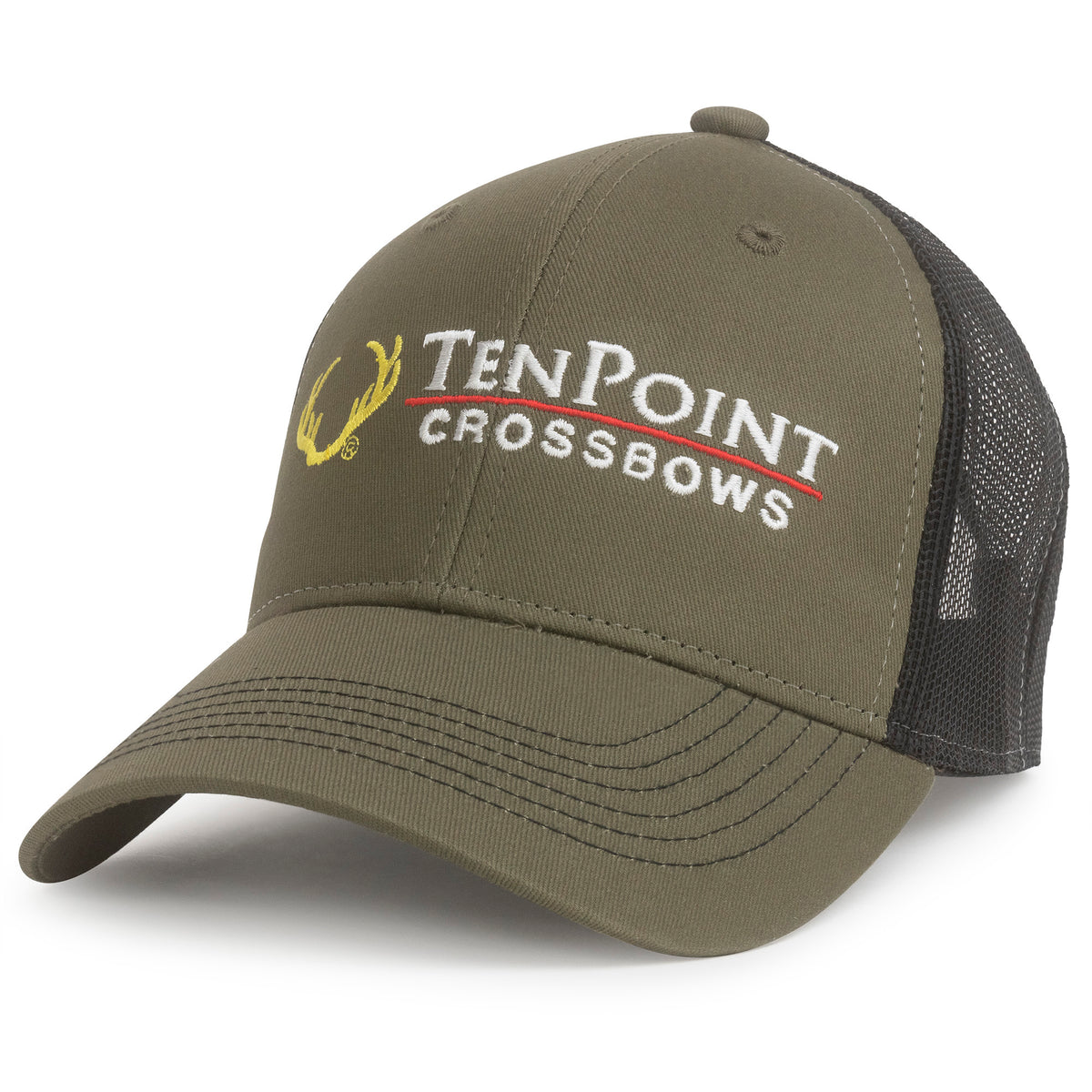 TenPoint Embroidered Mesh Hat (Olive)