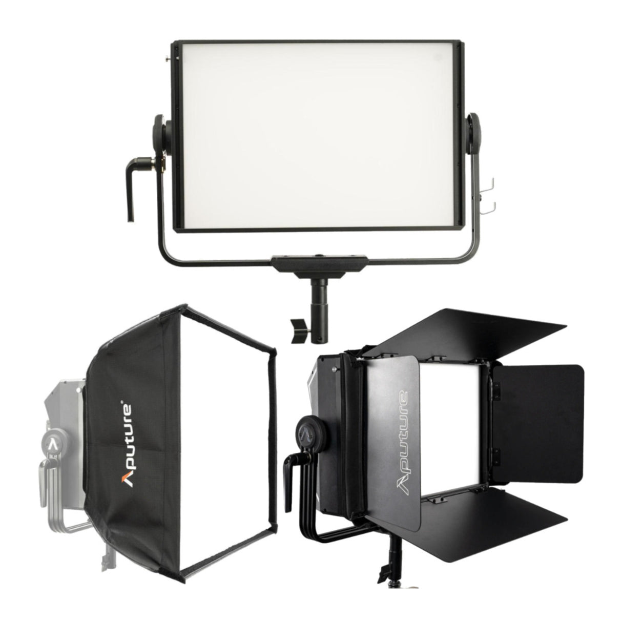 Aputure Nova P300c 300W RGBWW LED Soft Light Panel with Barndoors and Softbox