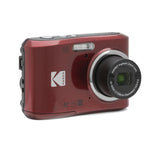 Kodak PIXPRO FZ45 Friendly Zoom Digital Camera (Red) with Deluxe Accessory bundle