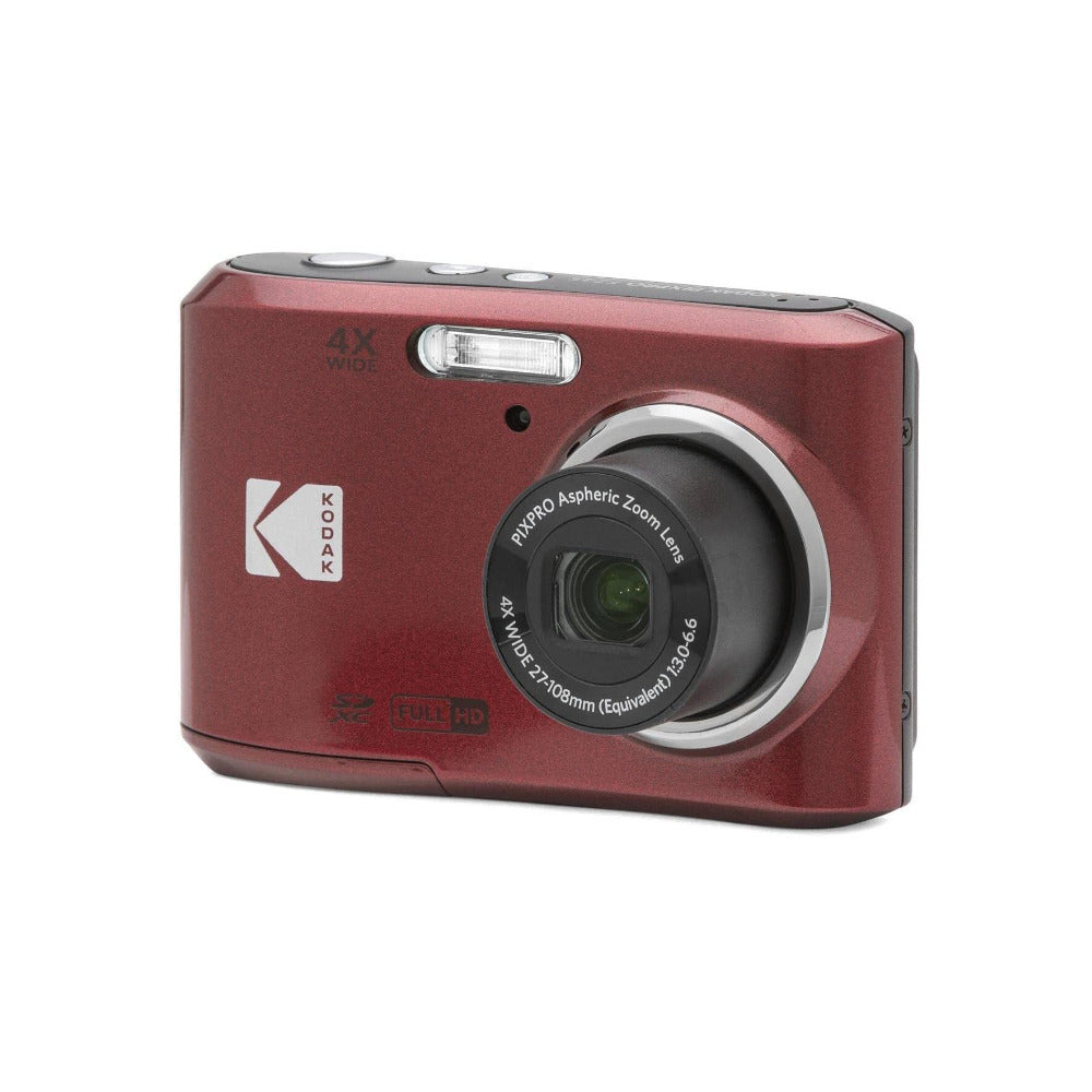 Kodak PIXPRO FZ45 Friendly Zoom Digital Camera (Red) with Deluxe Accessory bundle