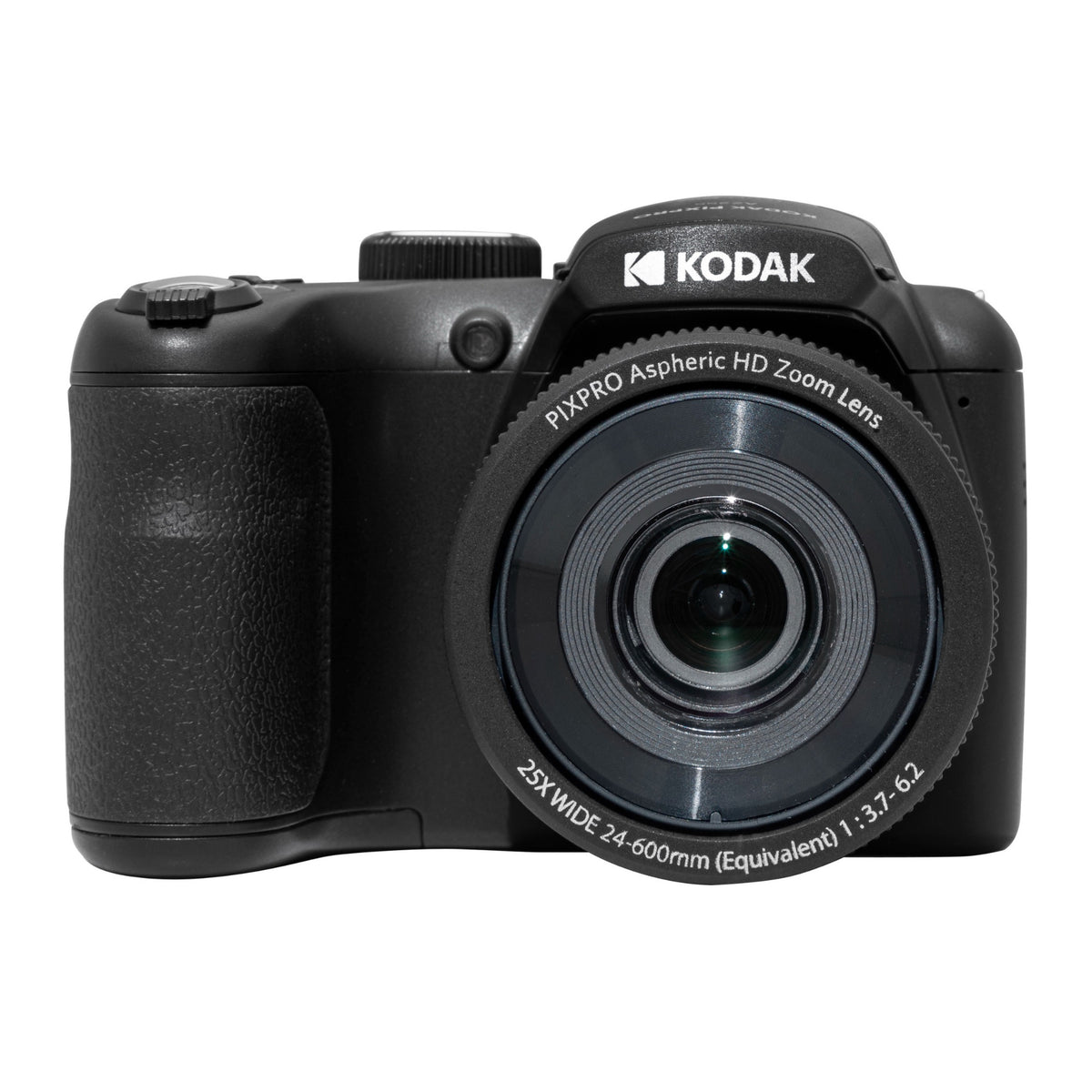 Kodak PIXPRO AZ255 Astro Zoom 16MP Digital Camera (Black) with 64GB SD Card, Batteries Bundle