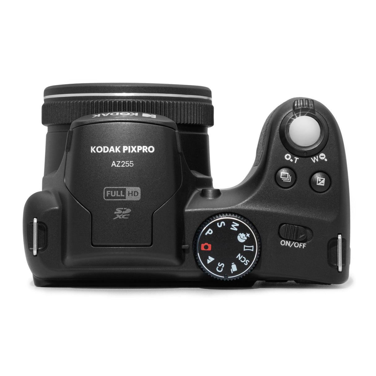 Kodak PIXPRO AZ255 Astro Zoom 16MP Digital Camera (Black) with 64GB SD Card, Batteries Bundle