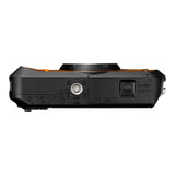 Ricoh WG-6 Digital Camera (Orange) with Extra Battery, 64 GB Memory Card, and Accessory Kit