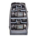 Westcott FJ400 Strobe 2-Light Backpack Kit and FJ-X3M Wireless Trigger with Backdrop Boards Bundle