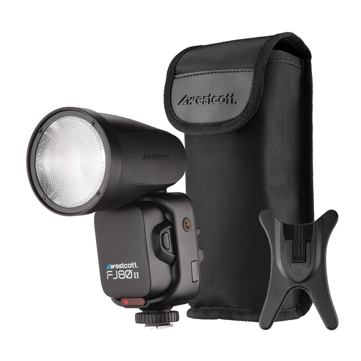 Westcott FJ80 II M Universal Touchscreen 80Ws Speedlight with Multi-Brand Mount with Battery Bundle