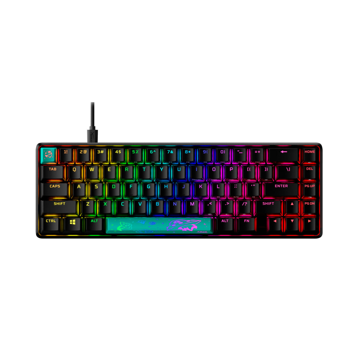 HyperX Alloy Origins 65 Compact Mechanical Gaming Keyboard with RGB Lighting (Certified Refurbished)