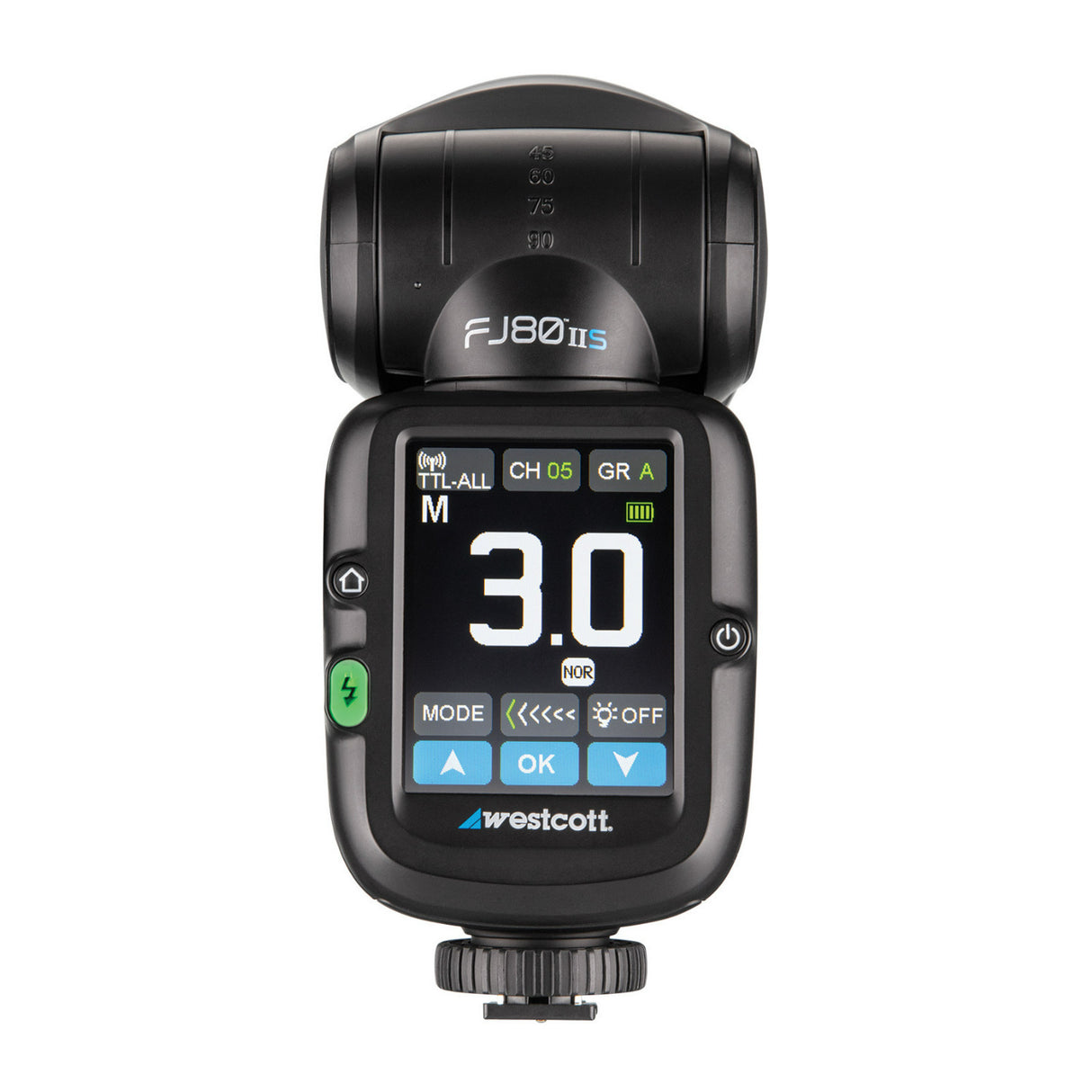 Westcott FJ80 II S Touchscreen 80Ws Speedlight with Sony Camera Mount, and Lithium Battery Bundle