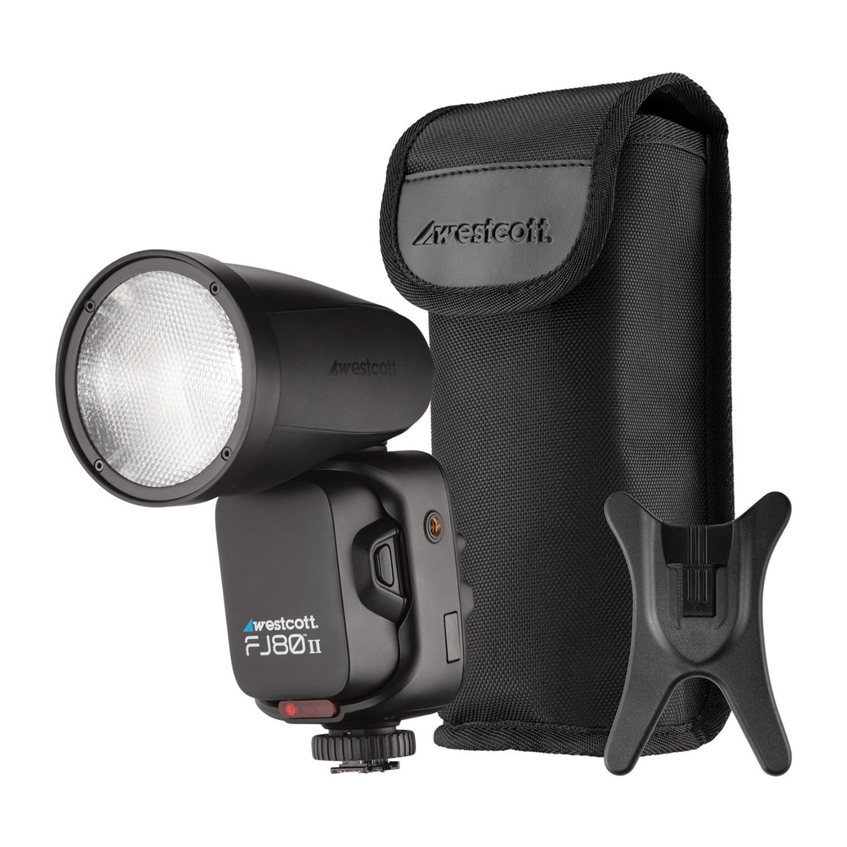 Westcott FJ80 II S Touchscreen 80Ws Speedlight with Sony Camera Mount, and Lithium Battery Bundle