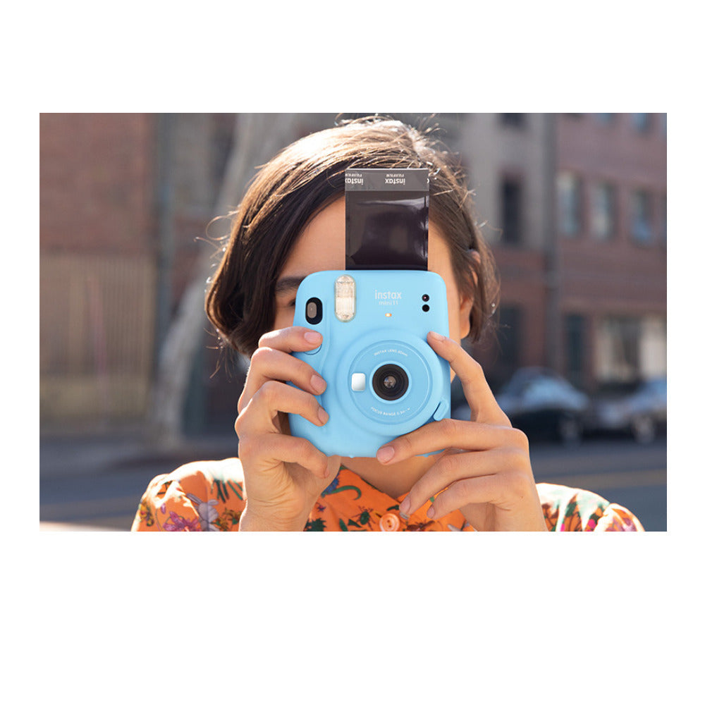 Fujifilm Instax Mini 11 Instant Film Holiday Camera Bundle (Sky Blue)